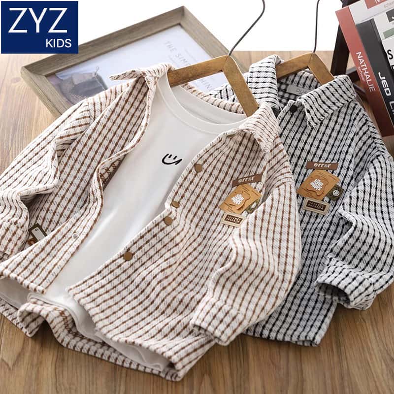 Kids' Plaid Outerwear Set